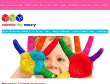 Tablet Screenshot of coombedaynursery.co.uk